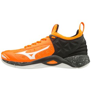 Mizuno Wave Momentum Womens Volleyball Shoes Canada - Orange/Black